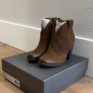 Vince Camuto Rich Brown Ankle Booties
